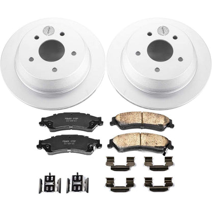 PowerStop Power Stop 98-05 Chevrolet Blazer Rear Z17 Evolution Geomet Coated Brake Kit CRK2008