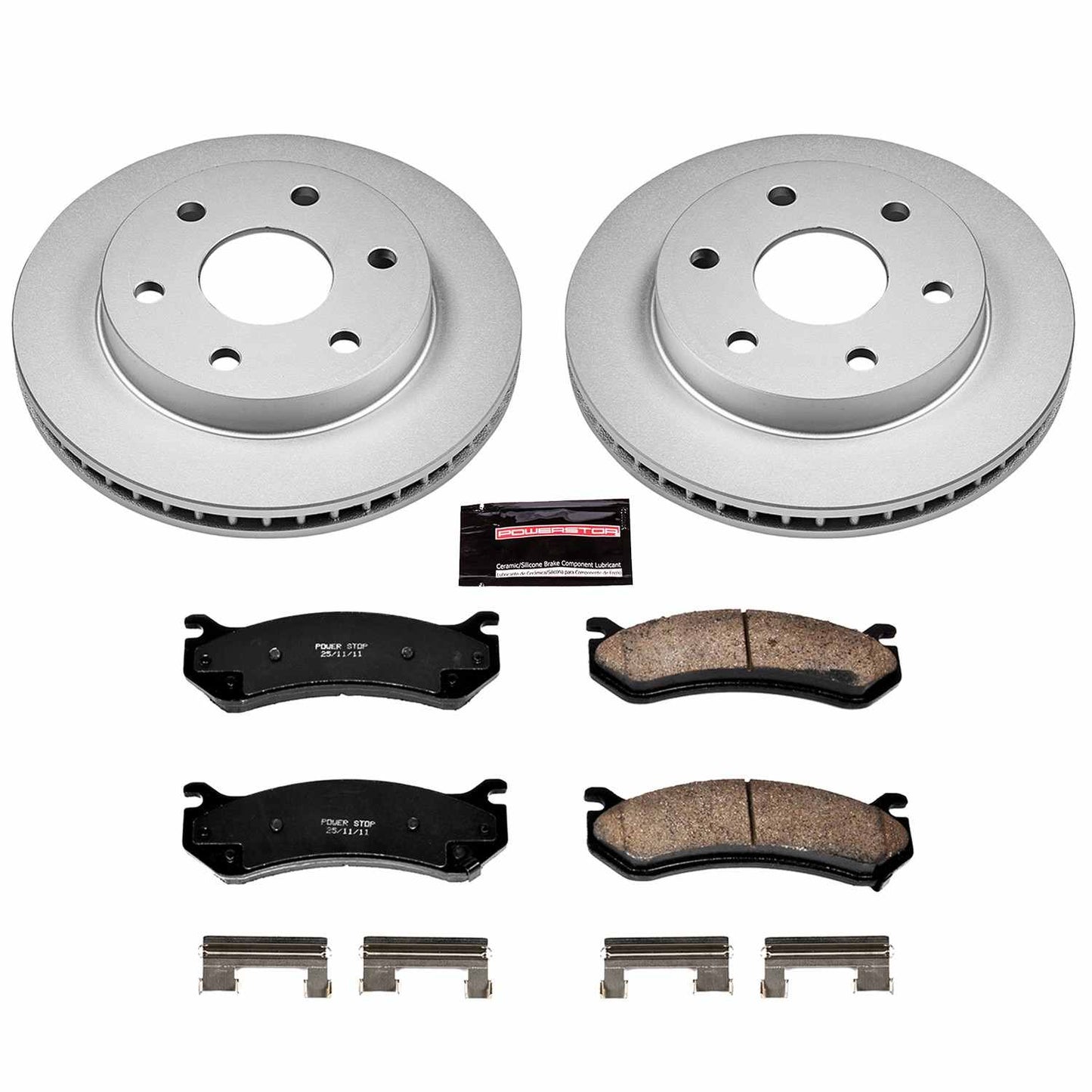 PowerStop Power Stop 02-06 Cadillac Escalade Front Z17 Evolution Geomet Coated Brake Kit CRK2009