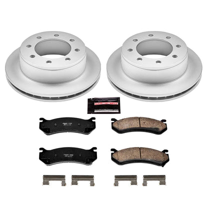 PowerStop Power Stop 02-06 Chevrolet Avalanche 2500 Rear Z17 Evolution Geomet Coated Brake Kit CRK2041