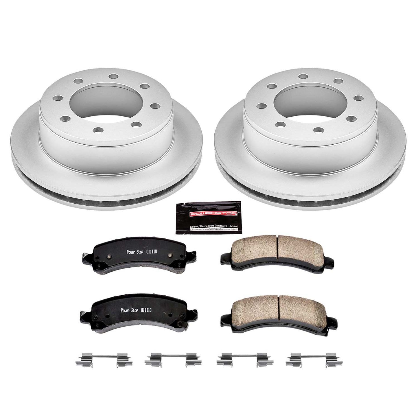 PowerStop Power Stop 06-17 Chevrolet Express 2500 Rear Z17 Evolution Geomet Coated Brake Kit CRK2043