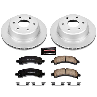 PowerStop Power Stop 03-06 Cadillac Escalade Rear Z17 Evolution Geomet Coated Brake Kit CRK2047