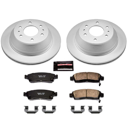 PowerStop Power Stop 04-07 Buick Rainier Rear Z17 Evolution Geomet Coated Brake Kit CRK2050