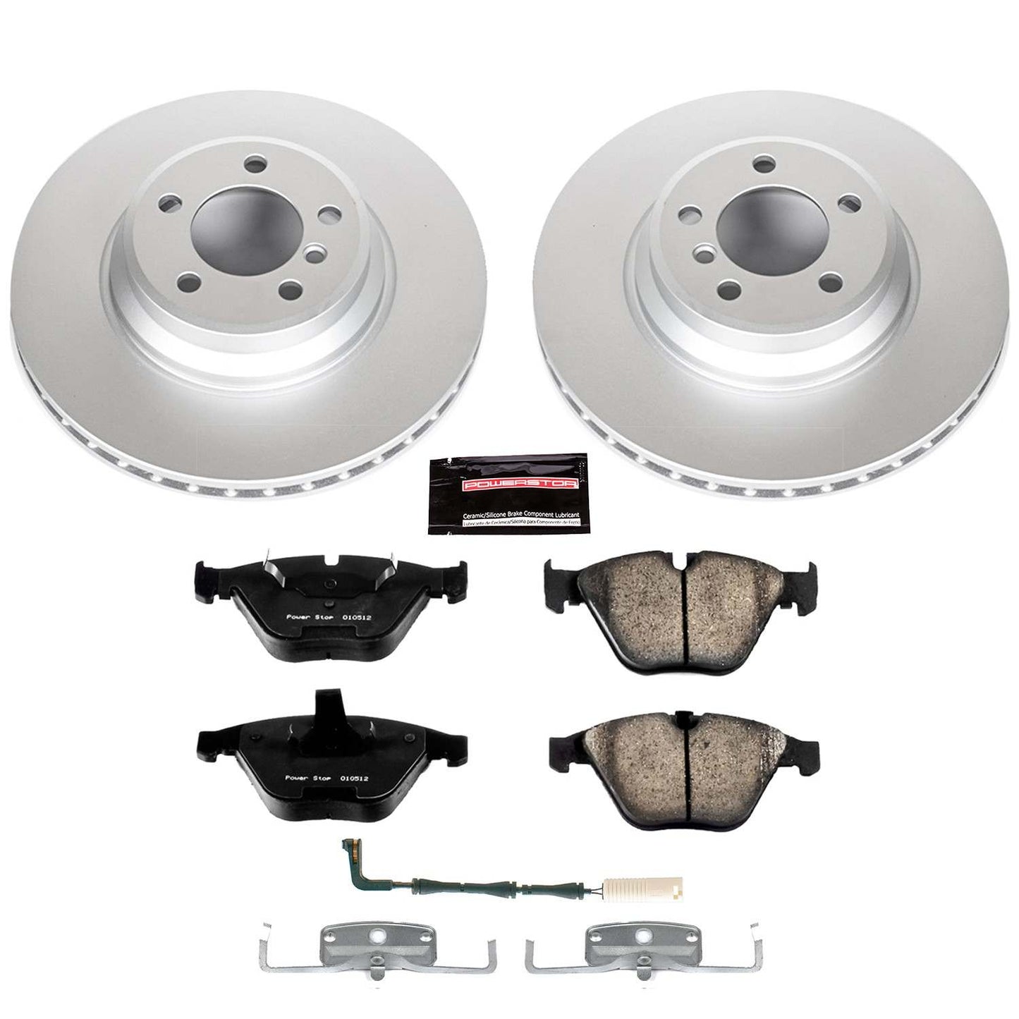 PowerStop Power Stop 02-05 BMW 745i Front Z23 Evolution Sport Coated Brake Kit CRK2054