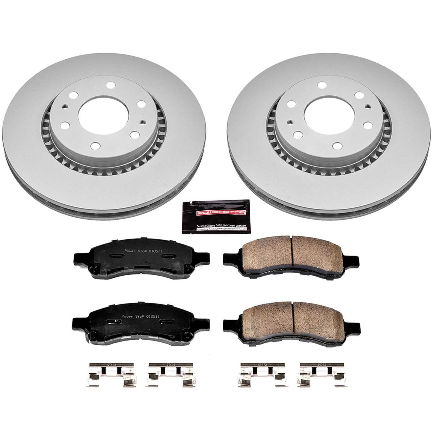 PowerStop Power Stop 06-07 Buick Rainier Front Z17 Evolution Geomet Coated Brake Kit CRK2059