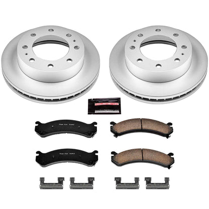 PowerStop Power Stop 02-04 Chevrolet Avalanche 2500 Front Z17 Evolution Geomet Coated Brake Kit CRK2071