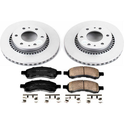 PowerStop Power Stop 06-07 Buick Rainier Front Z17 Evolution Geomet Coated Brake Kit CRK2084