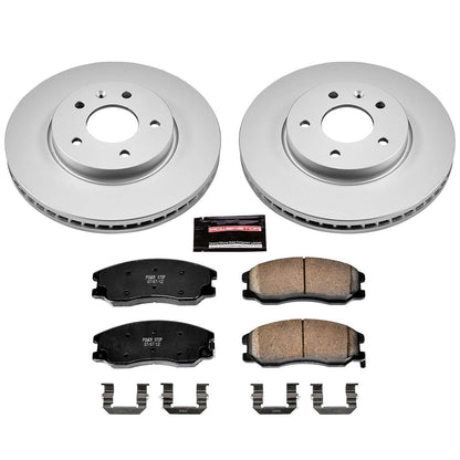 PowerStop Power Stop 12-15 Chevrolet Captiva Sport Front Z17 Evolution Geomet Coated Brake Kit CRK2090