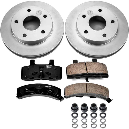 PowerStop Power Stop 94-99 Dodge Ram 1500 Front Z17 Evolution Geomet Coated Brake Kit CRK2126
