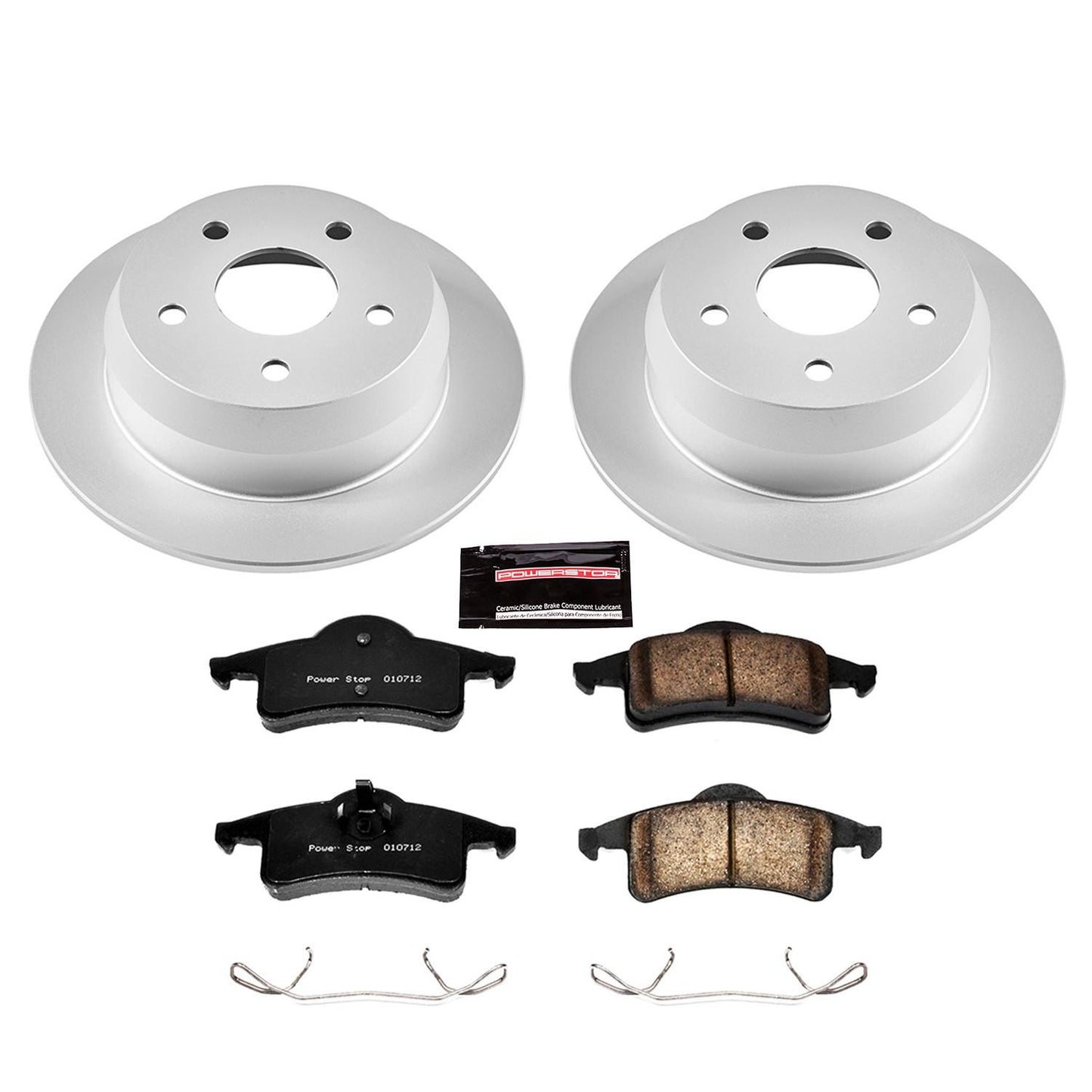 PowerStop Power Stop 99-04 Jeep Grand Cherokee Rear Z17 Evolution Geomet Coated Brake Kit CRK2151