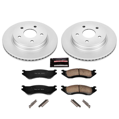 PowerStop Power Stop 03-05 Dodge Ram 1500 Front Z17 Evolution Geomet Coated Brake Kit CRK2167