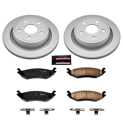 PowerStop Power Stop 07-09 Chrysler Aspen Rear Z17 Evolution Geomet Coated Brake Kit CRK2172