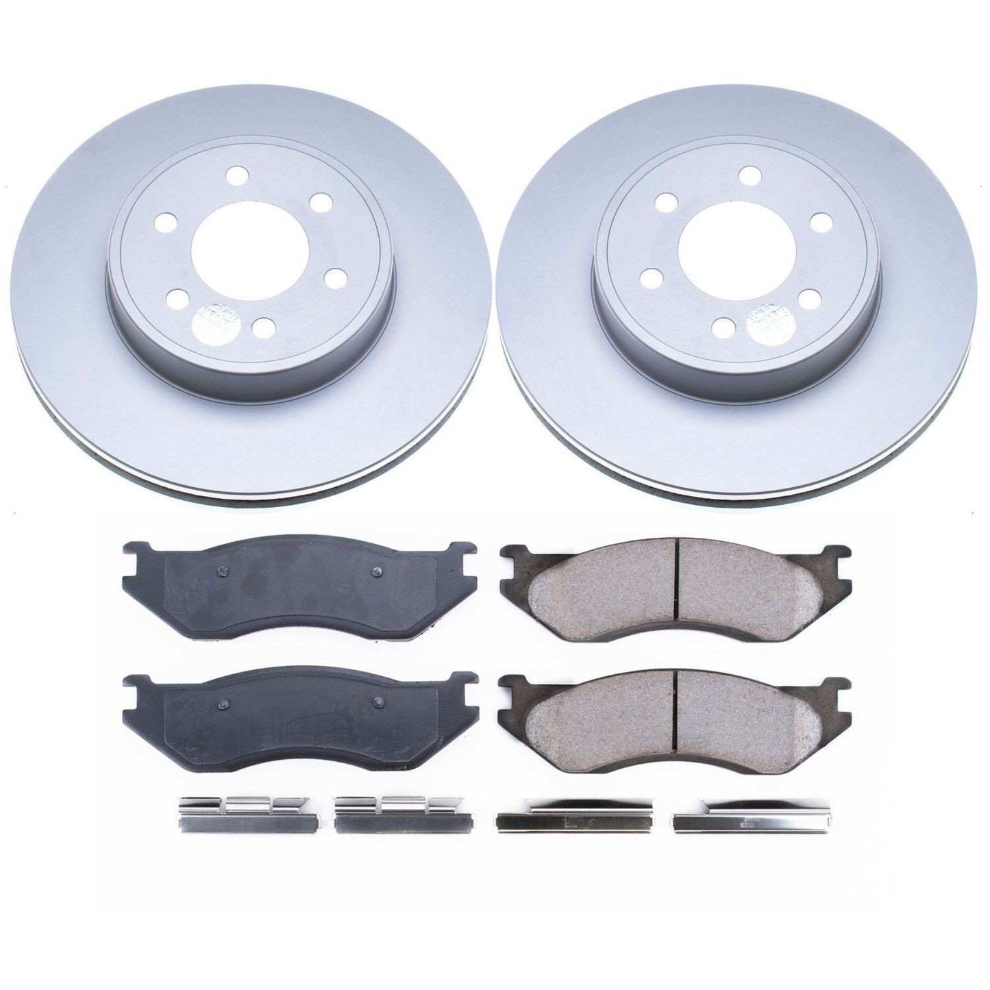 PowerStop Power Stop 2003 Dodge Durango Front Z17 Evolution Geomet Coated Brake Kit CRK2178