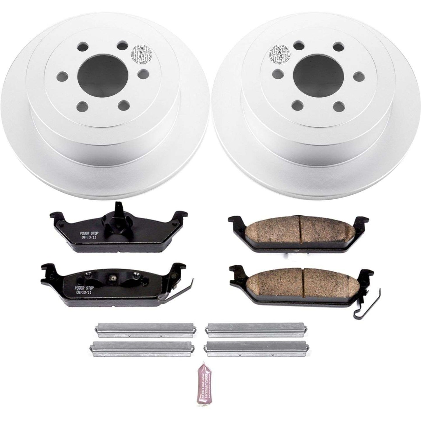 PowerStop Power Stop 03-04 Dodge Dakota Rear Z17 Evolution Geomet Coated Brake Kit CRK2192