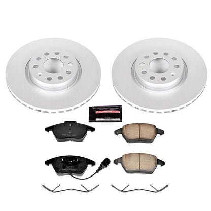 PowerStop Power Stop 06-13 Audi A3 Front Z23 Evolution Sport Coated Brake Kit CRK2259