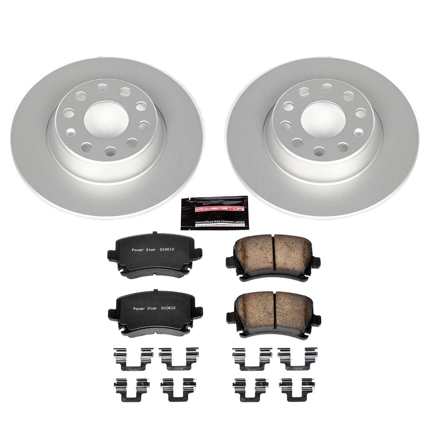 PowerStop Power Stop 06-09 Audi A3 Rear Z23 Evolution Sport Coated Brake Kit CRK2261