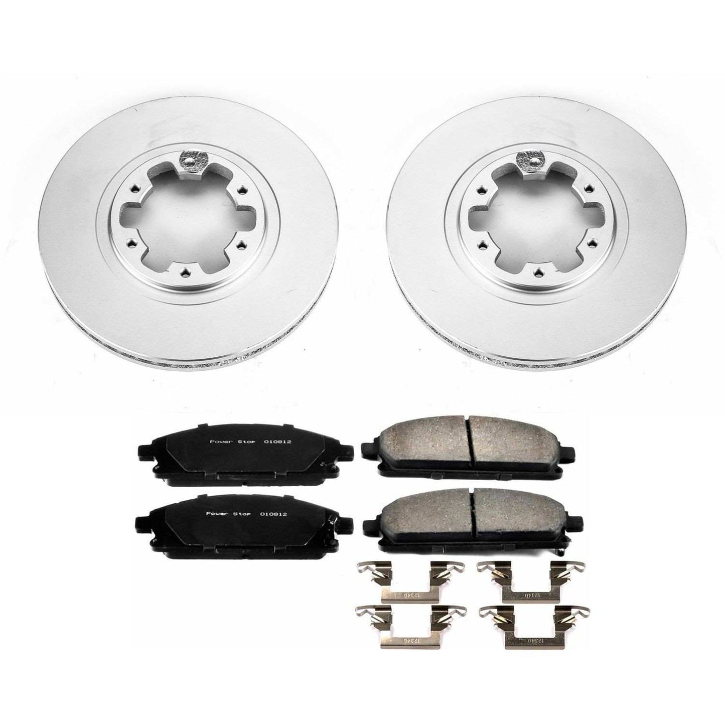 PowerStop Power Stop 97-03 Infiniti QX4 Front Z17 Evolution Geomet Coated Brake Kit CRK2279