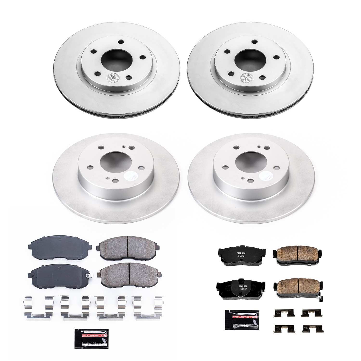 PowerStop Power Stop 00-01 Infiniti I30 Front & Rear Z17 Evolution Geomet Coated Brake Kit CRK2281