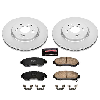 PowerStop Power Stop 07-12 Acura RDX Front Z17 Evolution Geomet Coated Brake Kit CRK228
