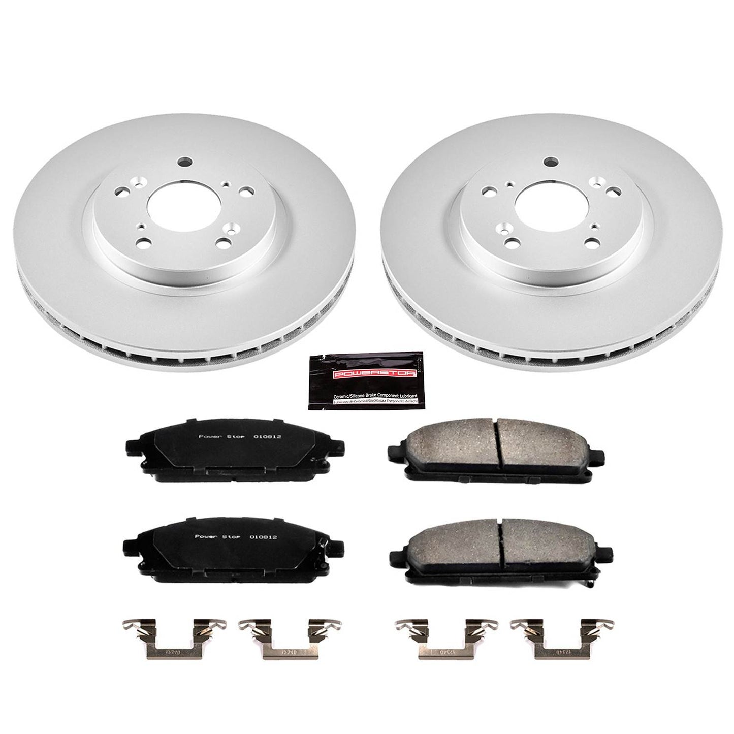 PowerStop Power Stop 03-06 Acura MDX Front Z17 Evolution Geomet Coated Brake Kit CRK2290