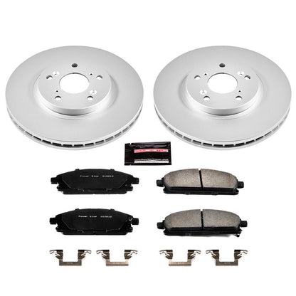 PowerStop Power Stop 03-06 Acura MDX Front Z17 Evolution Geomet Coated Brake Kit CRK2290