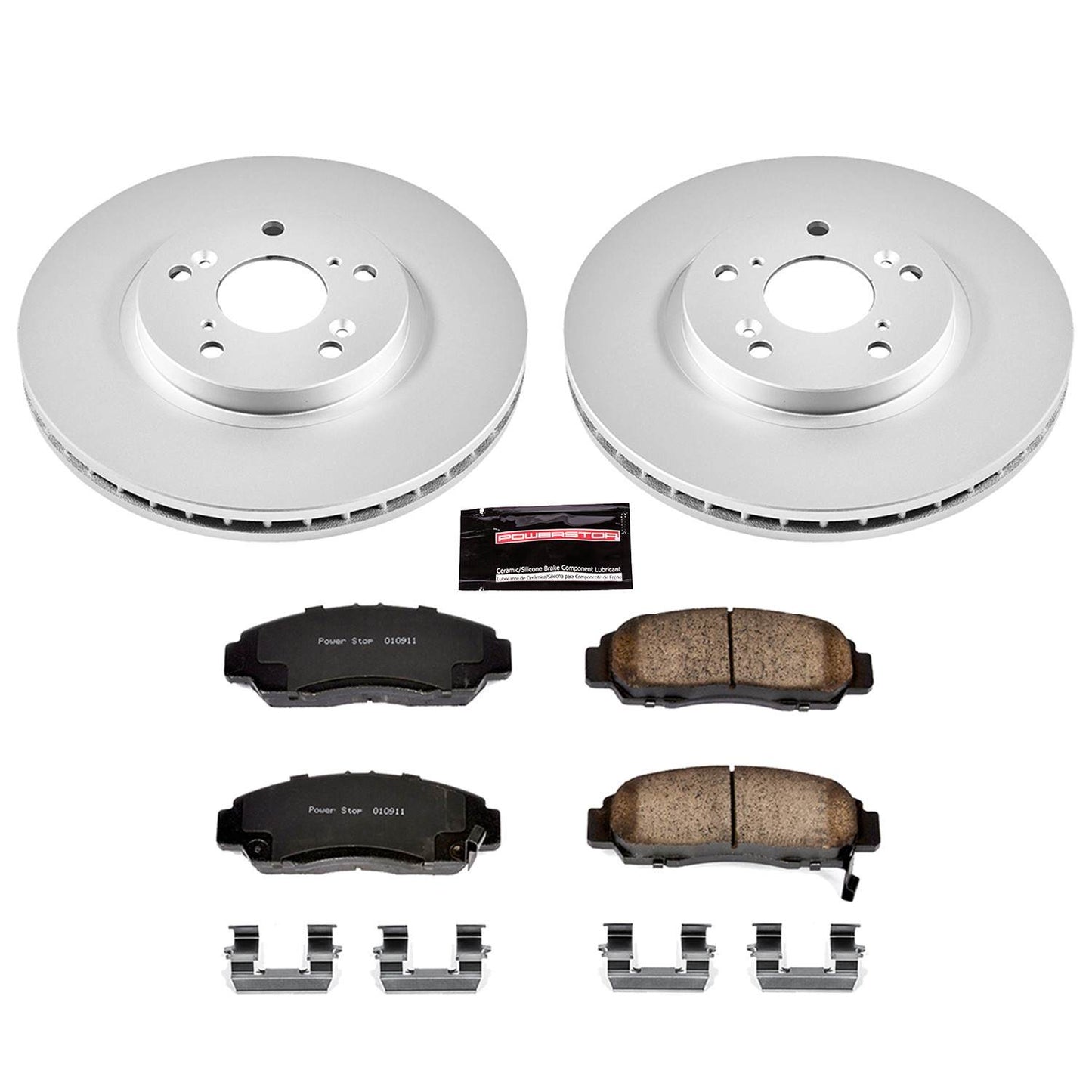 PowerStop Power Stop 01-03 Acura CL Front Z17 Evolution Geomet Coated Brake Kit CRK2292