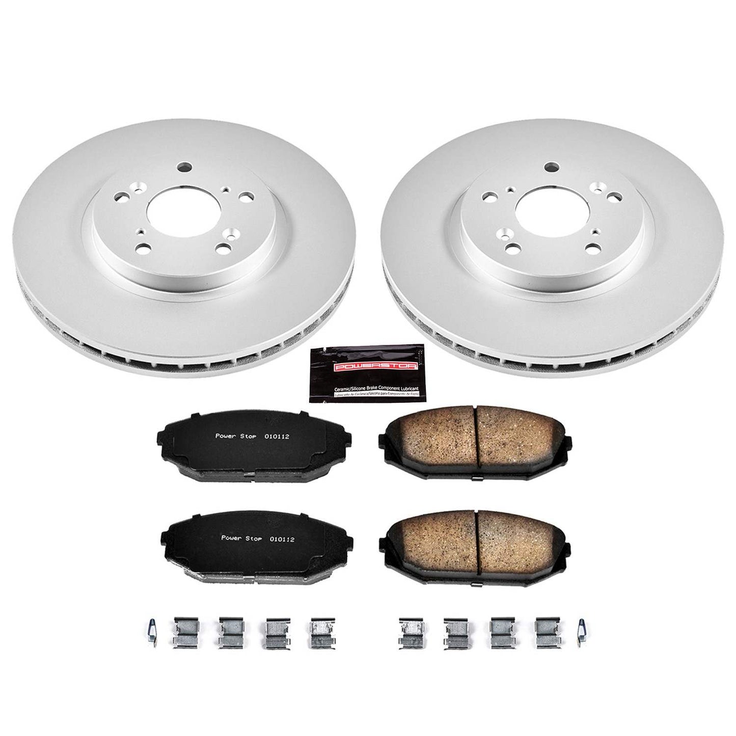 PowerStop Power Stop 01-02 Acura MDX Front Z17 Evolution Geomet Coated Brake Kit CRK2299