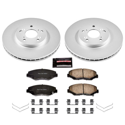 PowerStop Power Stop 03-08 Honda Pilot Front Z17 Evolution Geomet Coated Brake Kit CRK2302