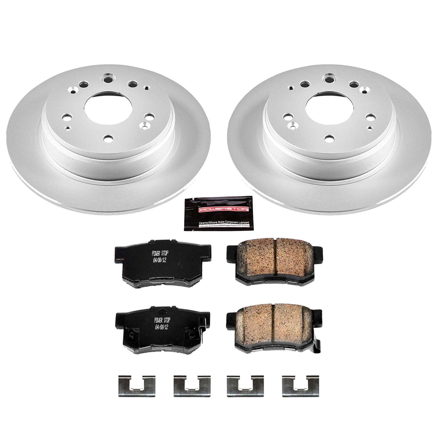 PowerStop Power Stop 99-03 Acura TL Rear Z17 Evolution Geomet Coated Brake Kit CRK2308