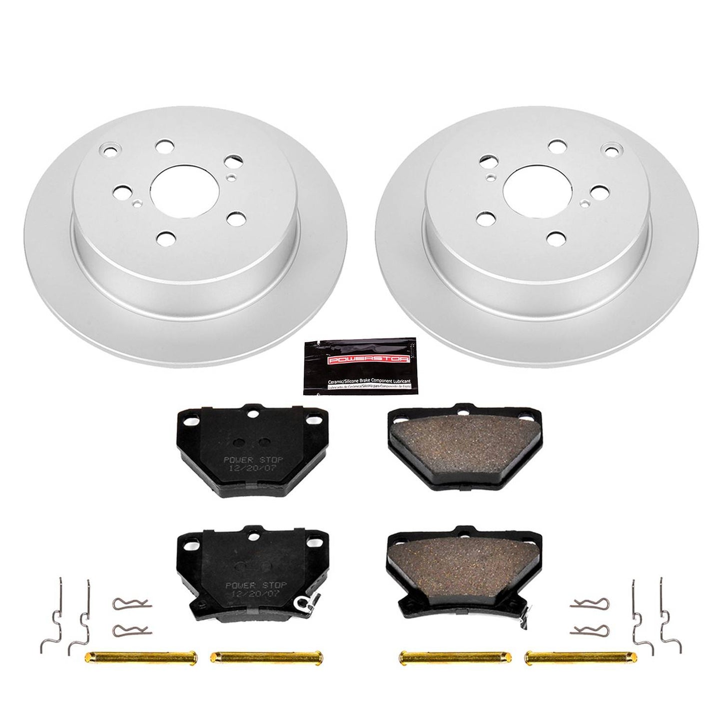 PowerStop Power Stop 03-06 Pontiac Vibe Rear Z17 Evolution Geomet Coated Brake Kit CRK2318
