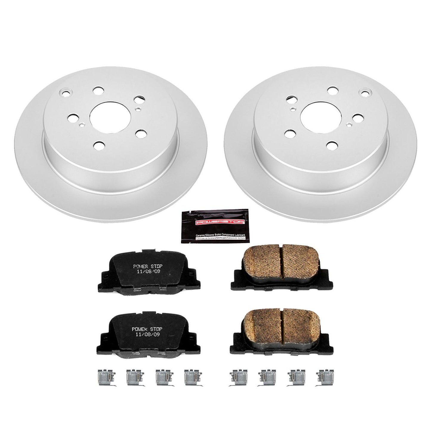 PowerStop Power Stop 05-10 Scion tC Rear Z17 Evolution Geomet Coated Brake Kit CRK2319