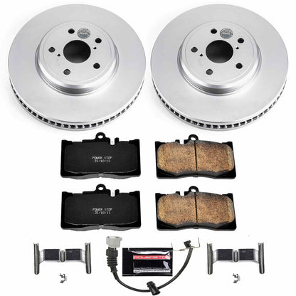 PowerStop Power Stop 01-06 Lexus LS430 Front Z17 Evolution Geomet Coated Brake Kit CRK2327