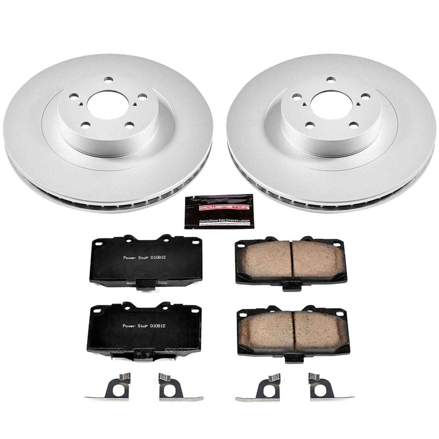 PowerStop Power Stop 06-07 Subaru Impreza Front Z17 Evolution Geomet Coated Brake Kit CRK2367