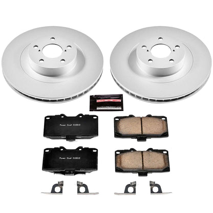 PowerStop Power Stop 06-07 Subaru Impreza Front Z17 Evolution Geomet Coated Brake Kit CRK2367