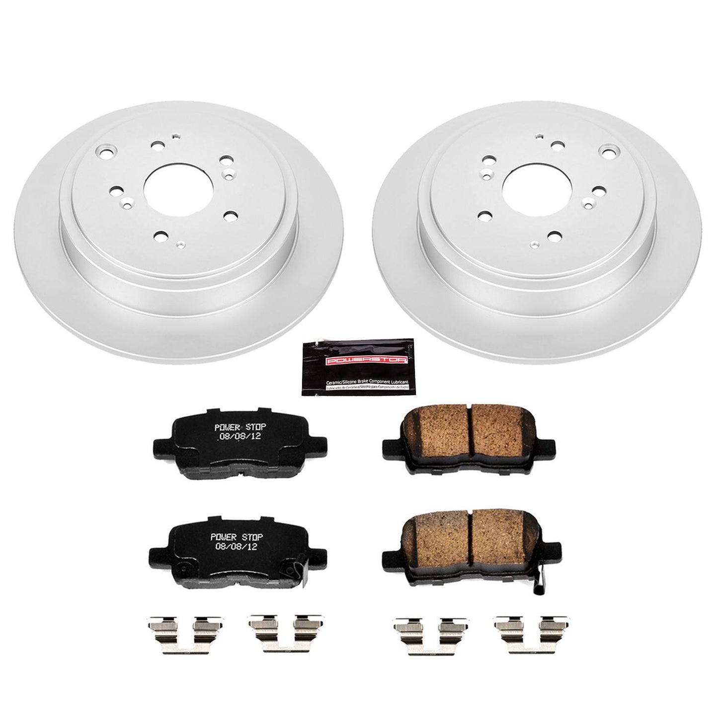 PowerStop Power Stop 01-06 Acura MDX Rear Z17 Evolution Geomet Coated Brake Kit CRK2382