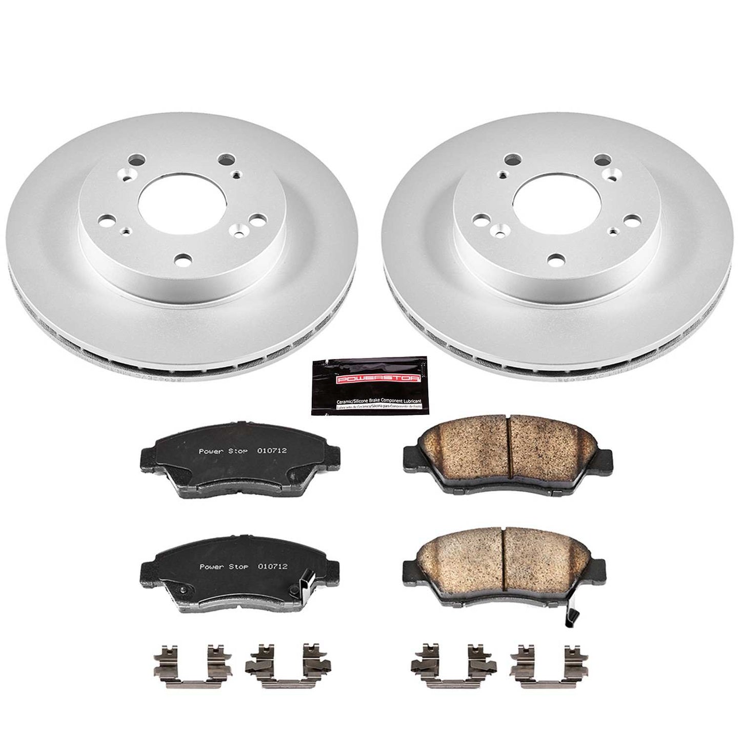 PowerStop Power Stop 02-06 Acura RSX Front Z17 Evolution Geomet Coated Brake Kit CRK2386