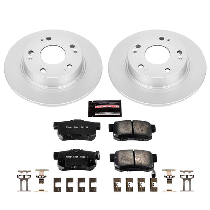 PowerStop Power Stop 04-08 Acura TSX Rear Z17 Evolution Geomet Coated Brake Kit CRK2391