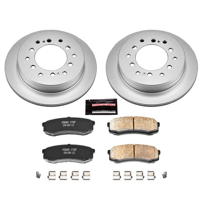 PowerStop Power Stop 03-09 Lexus GX470 Rear Z17 Evolution Geomet Coated Brake Kit CRK2405