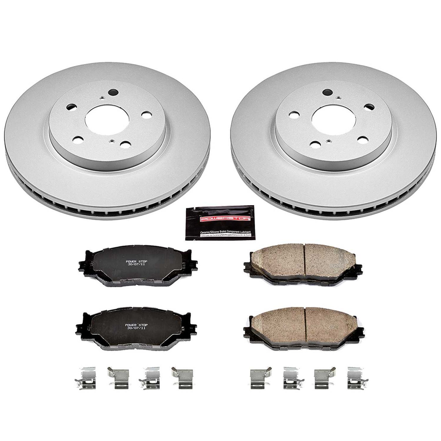 PowerStop Power Stop 06-15 Lexus IS250 Front Z17 Evolution Geomet Coated Brake Kit CRK2406