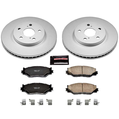 PowerStop Power Stop 06-15 Lexus IS250 Front Z17 Evolution Geomet Coated Brake Kit CRK2406