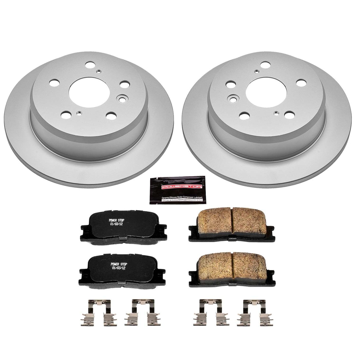 PowerStop Power Stop 02-03 Lexus ES300 Rear Z17 Evolution Geomet Coated Brake Kit CRK2418