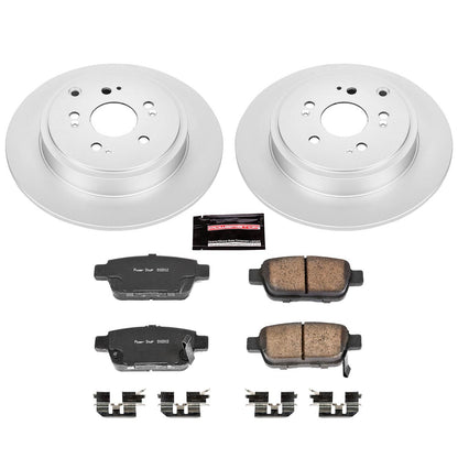 PowerStop Power Stop 06-14 Honda Ridgeline Rear Z17 Evolution Geomet Coated Brake Kit CRK2431