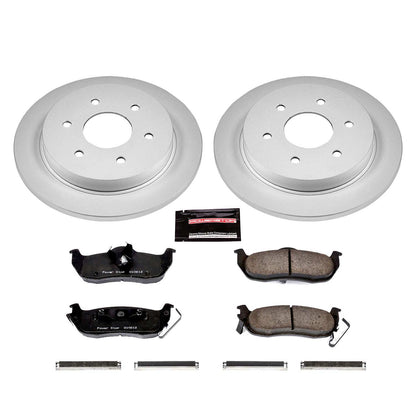 PowerStop Power Stop 04-10 Infiniti QX56 Rear Z17 Evolution Geomet Coated Brake Kit CRK2445