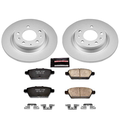 PowerStop Power Stop 06-12 Ford Fusion Rear Z17 Evolution Geomet Coated Brake Kit CRK2450