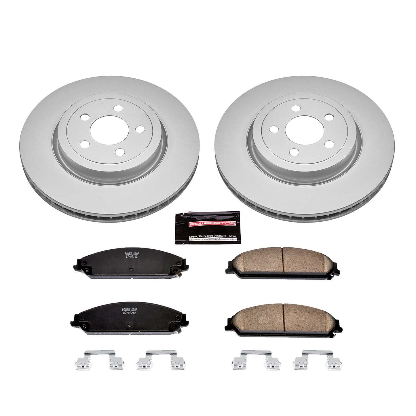 PowerStop Power Stop 05-19 Chrysler 300 Front Z17 Evolution Geomet Coated Brake Kit CRK2560