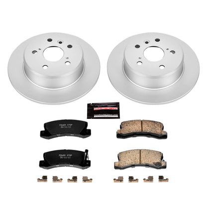 PowerStop Power Stop 92-96 Lexus ES300 Rear Z17 Evolution Geomet Coated Brake Kit CRK2564