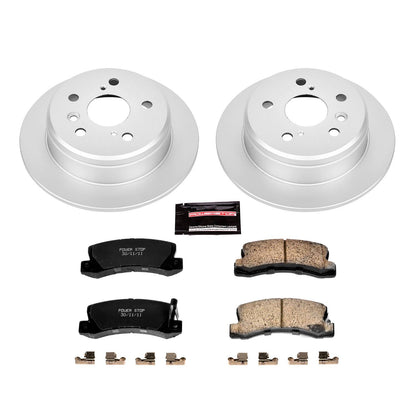 PowerStop Power Stop 97-99 Lexus ES300 Rear Z17 Evolution Geomet Coated Brake Kit CRK2565