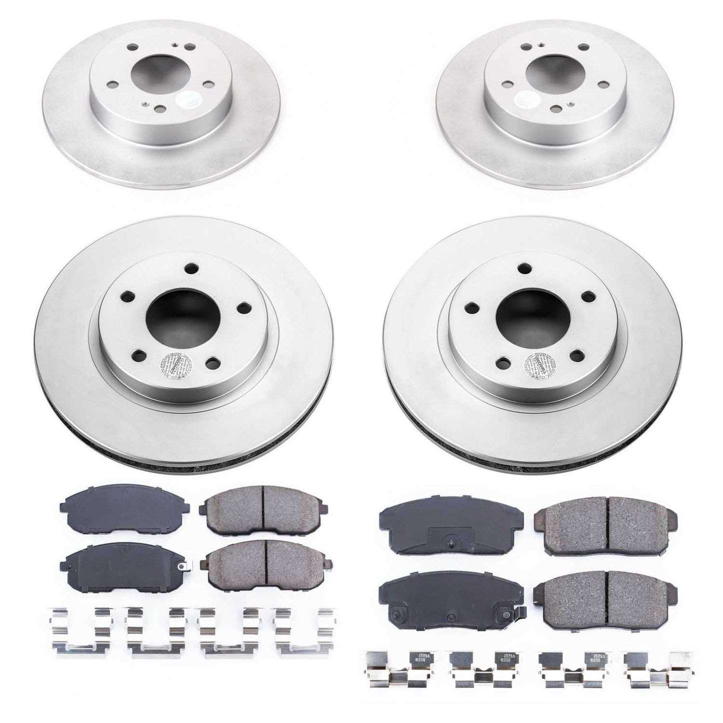 PowerStop Power Stop 2001 Infiniti I30 Front & Rear Z17 Evolution Geomet Coated Brake Kit CRK2703