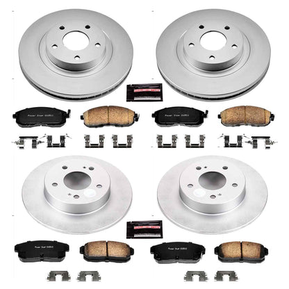 PowerStop Power Stop 02-04 Infiniti I35 Front & Rear Z17 Evolution Geomet Coated Brake Kit CRK2706