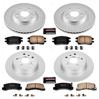 PowerStop Power Stop 02-03 Lexus RX300 Front & Rear Z17 Evolution Geomet Coated Brake Kit CRK2775