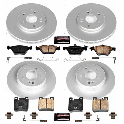 PowerStop Power Stop 98-99 Mercedes-Benz CLK320 Front & Rear Z23 Evolution Sport Coated Brake Kit CRK2785